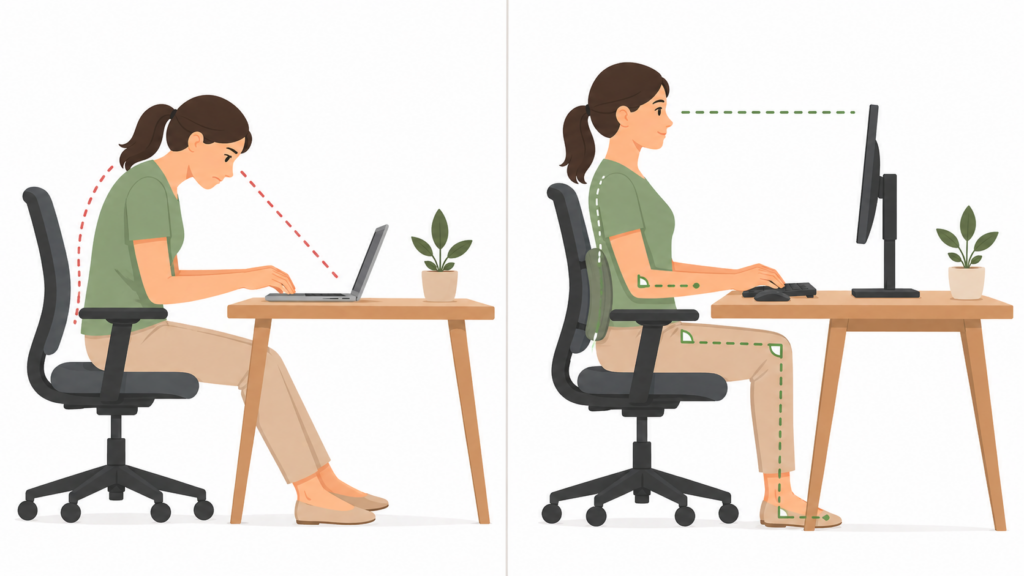 desk setup tips for workspace optimization