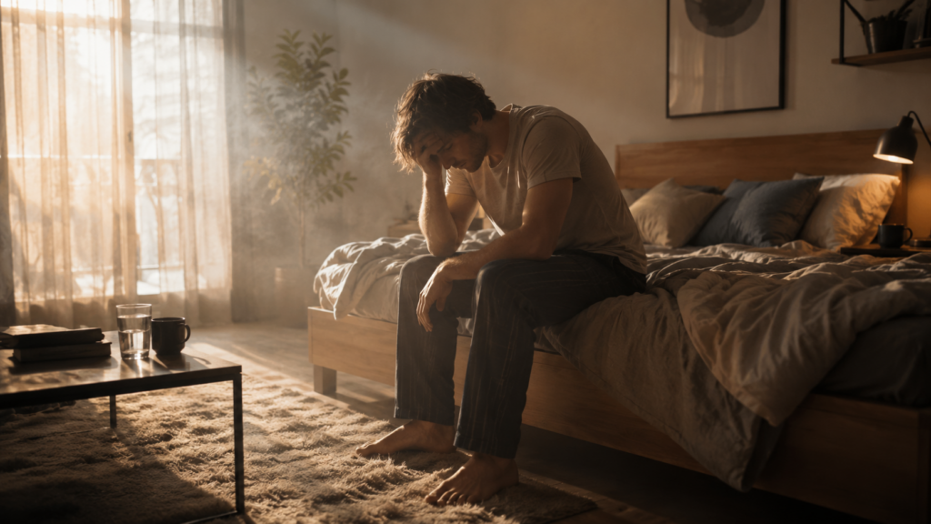 bedroom air quality affecting energy and morning fatigue

