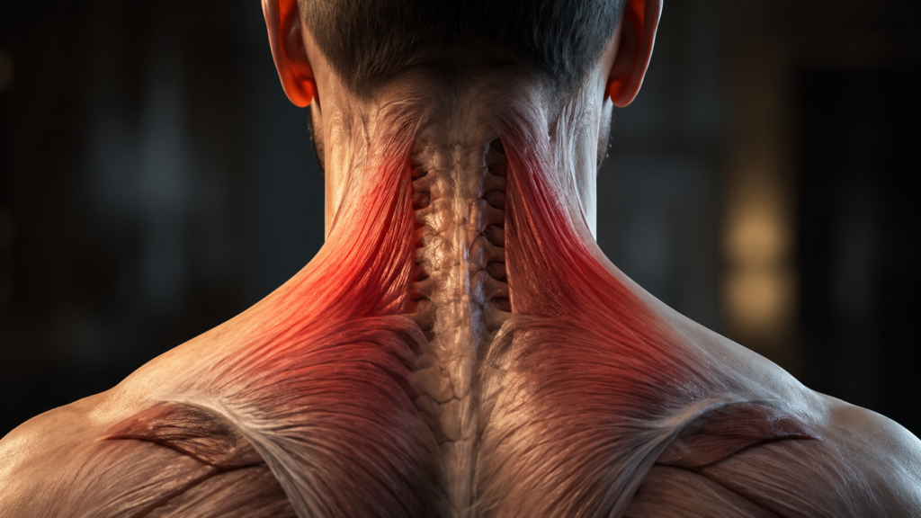 Neck tension and cervical muscle strain — common causes of neck cracking and stiffness